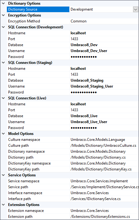 User Preferences